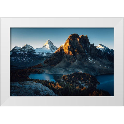 Morning Sunlight White Modern Wood Framed Art Print by Ma, Jason