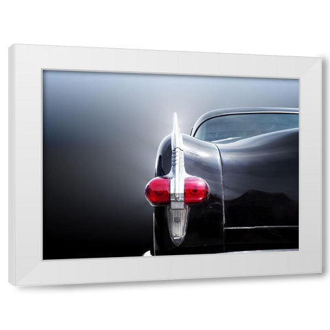 Us Classic Car 1954 Cavalier White Modern Wood Framed Art Print by Gube, Beate
