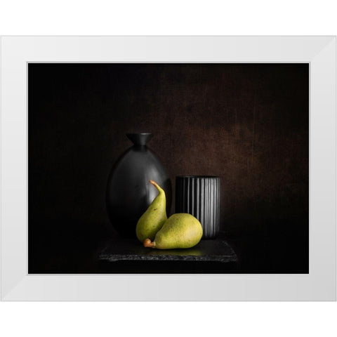 Double Duo White Modern Wood Framed Art Print by Giani, Cristiano