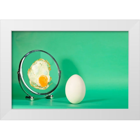 Alter Ego I White Modern Wood Framed Art Print by von Diepenbroek, Christine