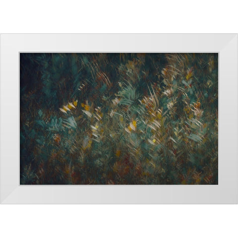Late Summer White Modern Wood Framed Art Print by Talen, Nel
