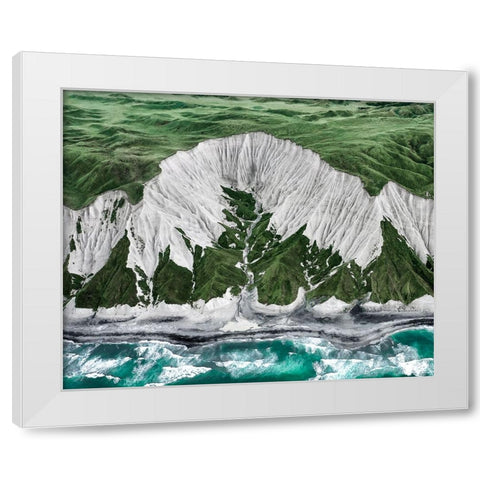 Sakhalin White Modern Wood Framed Art Print by Dydkovskiy, Igor