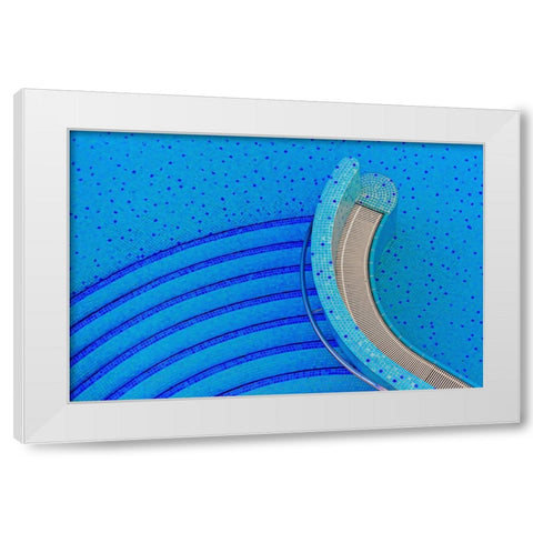 Downstairs White Modern Wood Framed Art Print by Endermann, Rolf