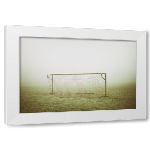 Fog Play White Modern Wood Framed Art Print by Hartlieb, Jurgen