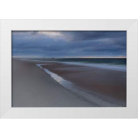 After Covid - 19 Season... White Modern Wood Framed Art Print by Kowalczyk, Slawomir
