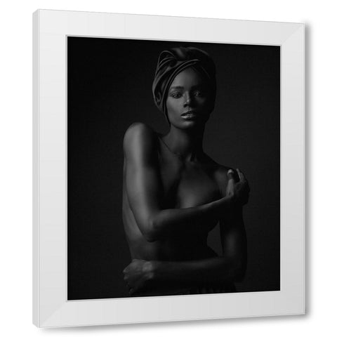 Ebano White Modern Wood Framed Art Print by Diaz, Anderson