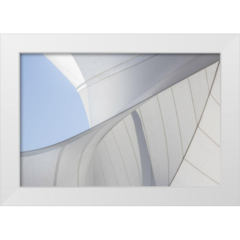 Canvas White Modern Wood Framed Art Print by Claes, Gilbert