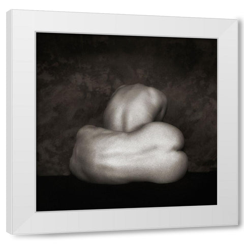 Two Beamng Lonely White Modern Wood Framed Art Print by Donckers, Jan