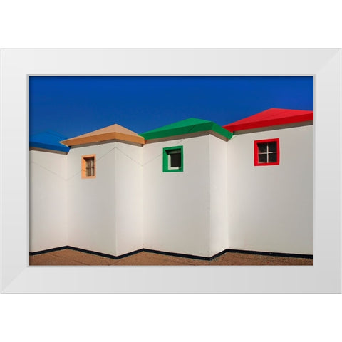 Wardrobe White Modern Wood Framed Art Print by Kravanja, Jure