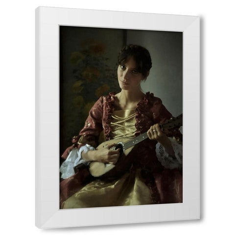 Greta Ii White Modern Wood Framed Art Print by kenp