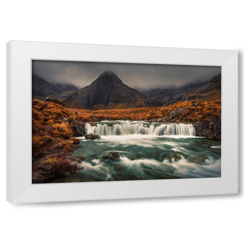 Visions Of Scotland I White Modern Wood Framed Art Print by Popan, Adrian