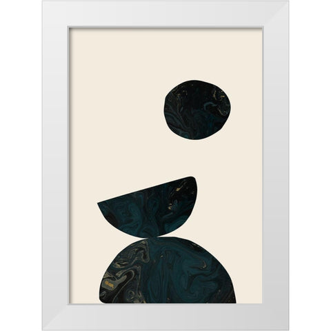 Collage 06 White Modern Wood Framed Art Print by 1x Studio