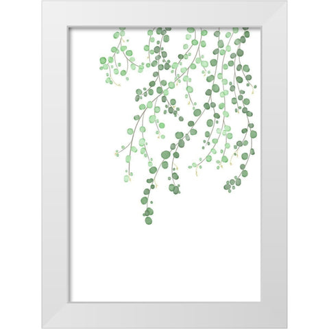 Birch Tree White Modern Wood Framed Art Print by 1x Studio II