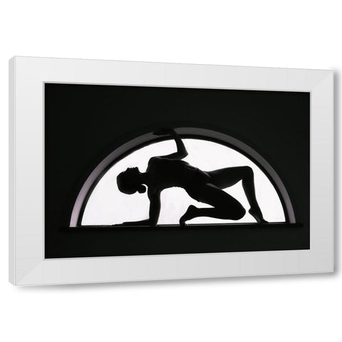 Window White Modern Wood Framed Art Print by Wan, Anna