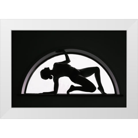 Window White Modern Wood Framed Art Print by Wan, Anna