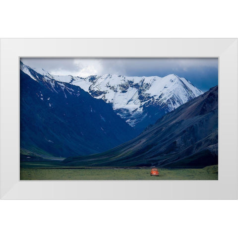 Appa?Â White Modern Wood Framed Art Print by Zhang, Robert