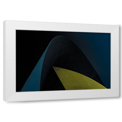 Auditorio De Tenerife White Modern Wood Framed Art Print by Schuster, Inge