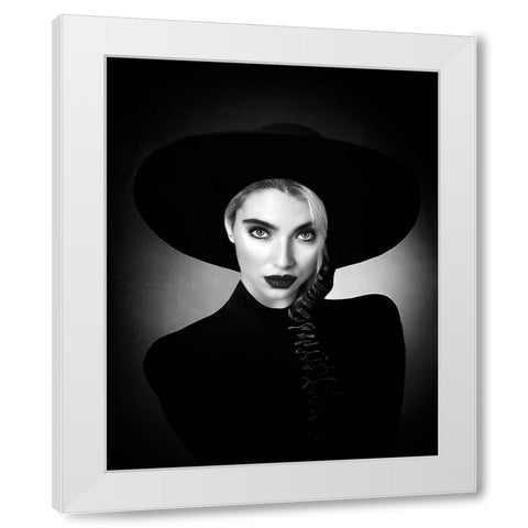 Tangled Up In Black White Modern Wood Framed Art Print by Punyet Miro, Carles