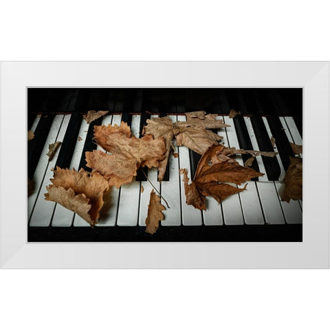 That Old Piano I White Modern Wood Framed Art Print by Willems, Vincent