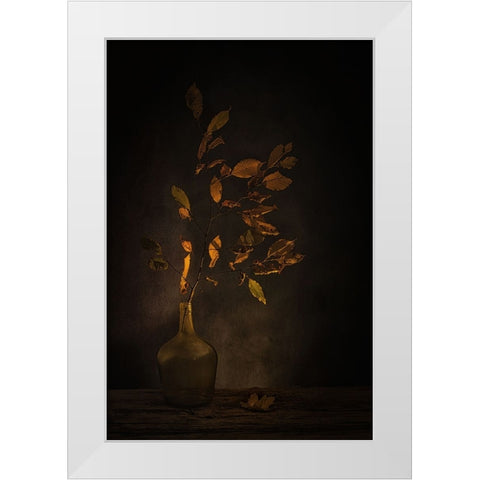 Ephemeral Beauty White Modern Wood Framed Art Print by Dingemans, Saskia