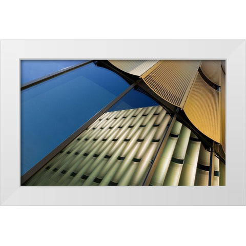 Copeful White Modern Wood Framed Art Print by Van De, Jeroen