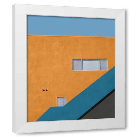 Condo White Modern Wood Framed Art Print by Labagnara, Roxana