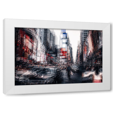 Urban Jungle White Modern Wood Framed Art Print by Carmine, II
