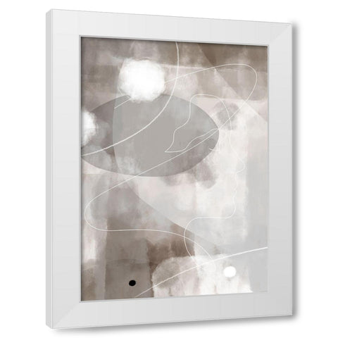 Profile White Modern Wood Framed Art Print by 1x Studio II