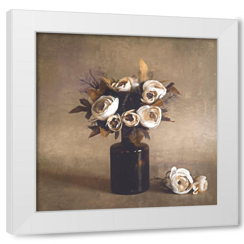 Days Pass White Modern Wood Framed Art Print by Kiral, Cicek