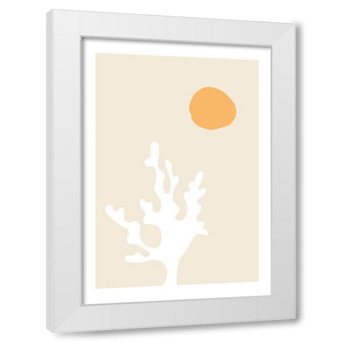 Seaweed in the Sun White Modern Wood Framed Art Print by 1x Studio II
