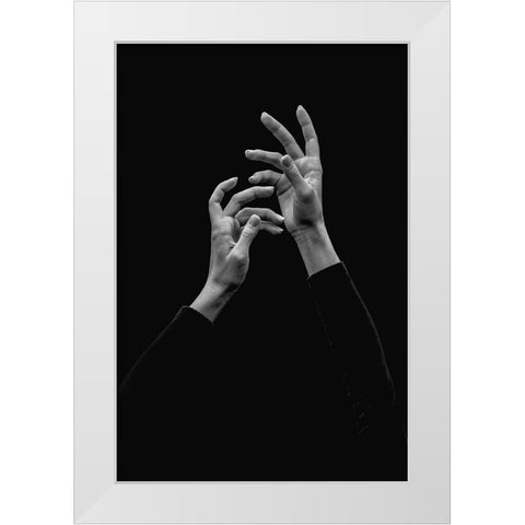 Prayer White Modern Wood Framed Art Print by Yakovlev, Alexander