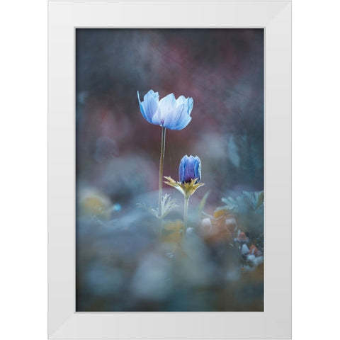 Growing Up White Modern Wood Framed Art Print by BRAVIN, Fabien