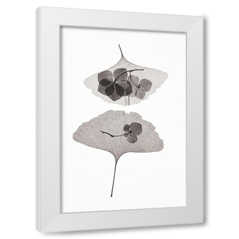 Botanical 35 White Modern Wood Framed Art Print by Lenka