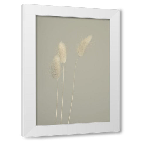Pale Trio White Modern Wood Framed Art Print by Westum, Heidi
