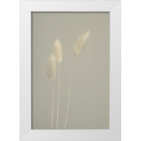 Pale Trio White Modern Wood Framed Art Print by Westum, Heidi