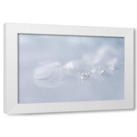 Leitmotiv Of Spring... White Modern Wood Framed Art Print by Kopcev, Igor