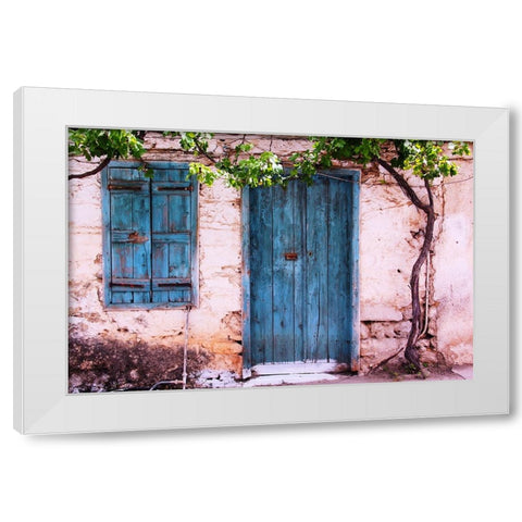 Forsaken House II White Modern Wood Framed Art Print by Shrayer, Igor