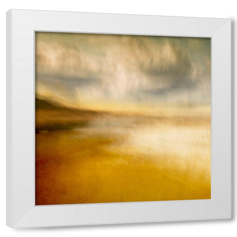By The Sea White Modern Wood Framed Art Print by Van Bijnen, Jacqueline