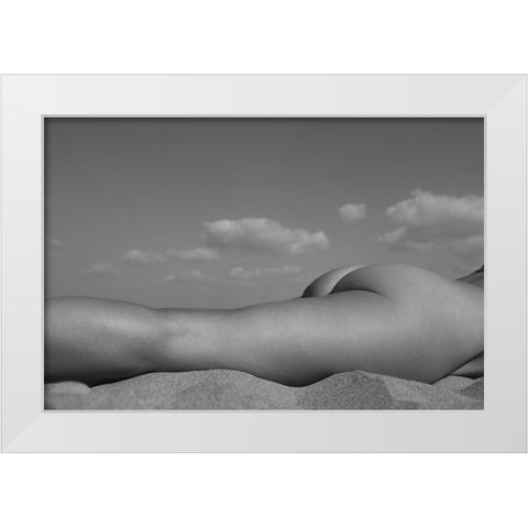 Fragments Of The Landscape 8 White Modern Wood Framed Art Print by Faletkin, Mikhail