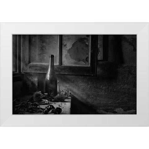 Tempus Edax Rerum White Modern Wood Framed Art Print by Montemagno, Domenico