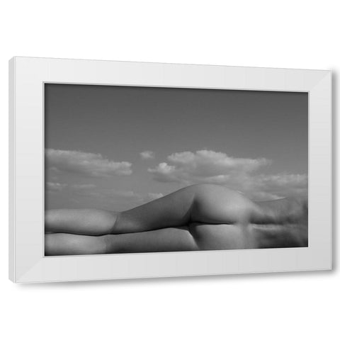 Fragments Of The Landscape 9 White Modern Wood Framed Art Print by Faletkin, Mikhail