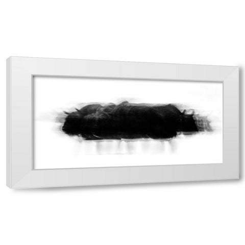 Where Now White Modern Wood Framed Art Print by Golob, Gorazd