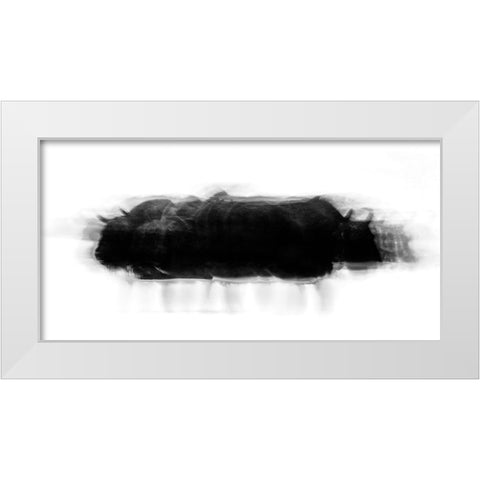 Where Now White Modern Wood Framed Art Print by Golob, Gorazd