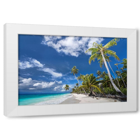 Desert Island White Modern Wood Framed Art Print by Wrobel, Karsten