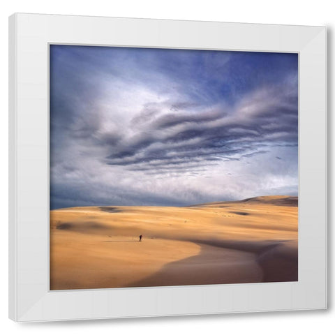 The Last Frame White Modern Wood Framed Art Print by Lewandowski, Grzegorz