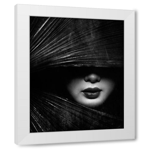 Untitled White Modern Wood Framed Art Print by Skip, Anthony
