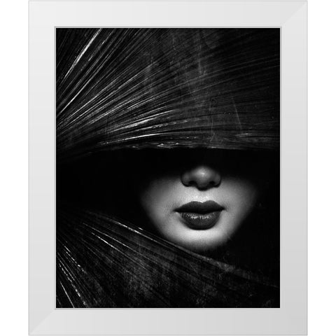 Untitled White Modern Wood Framed Art Print by Skip, Anthony