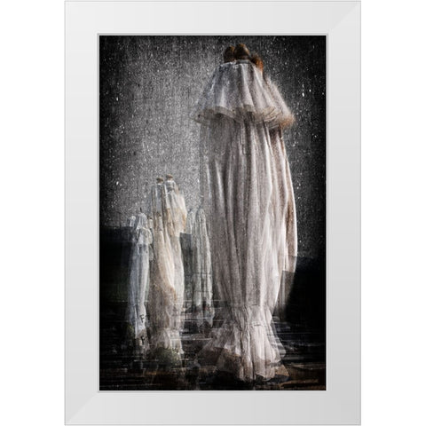 Ghosts Of Summer White Modern Wood Framed Art Print by Corte, Raffaele
