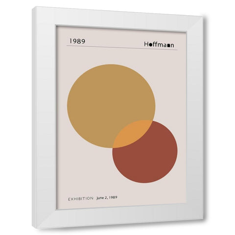1989 Hoffman White Modern Wood Framed Art Print by 1x Studio II