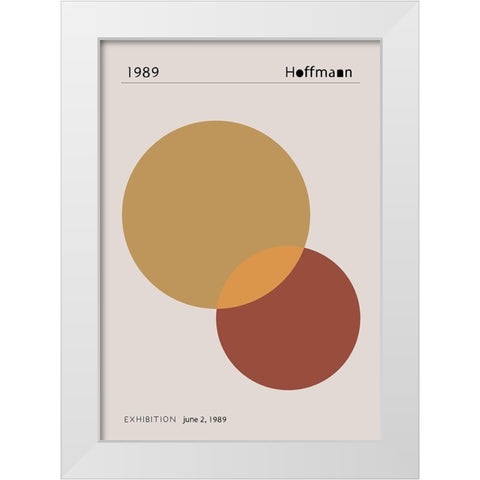 1989 Hoffman White Modern Wood Framed Art Print by 1x Studio II